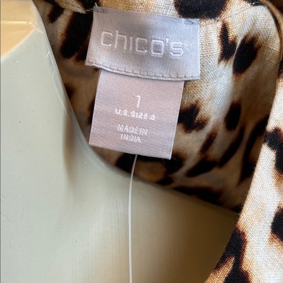 Chico's Animal Print Top - Picture 2 of 4